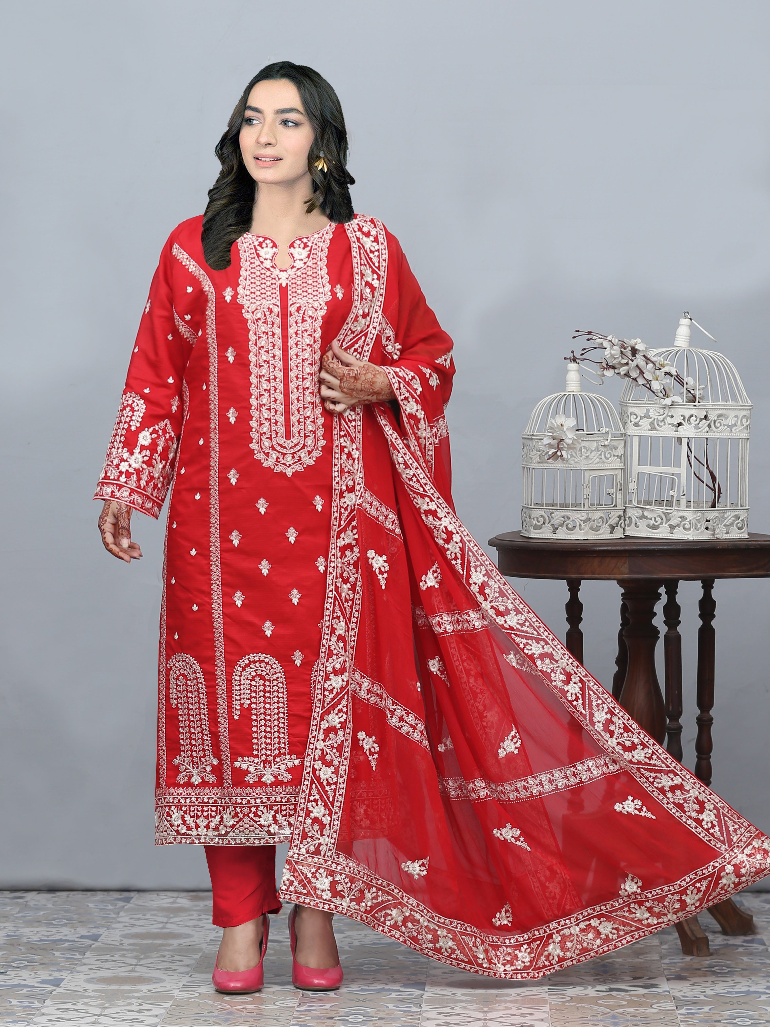 ANMOL 875-E (Unstitched Doria Viscose Collection)