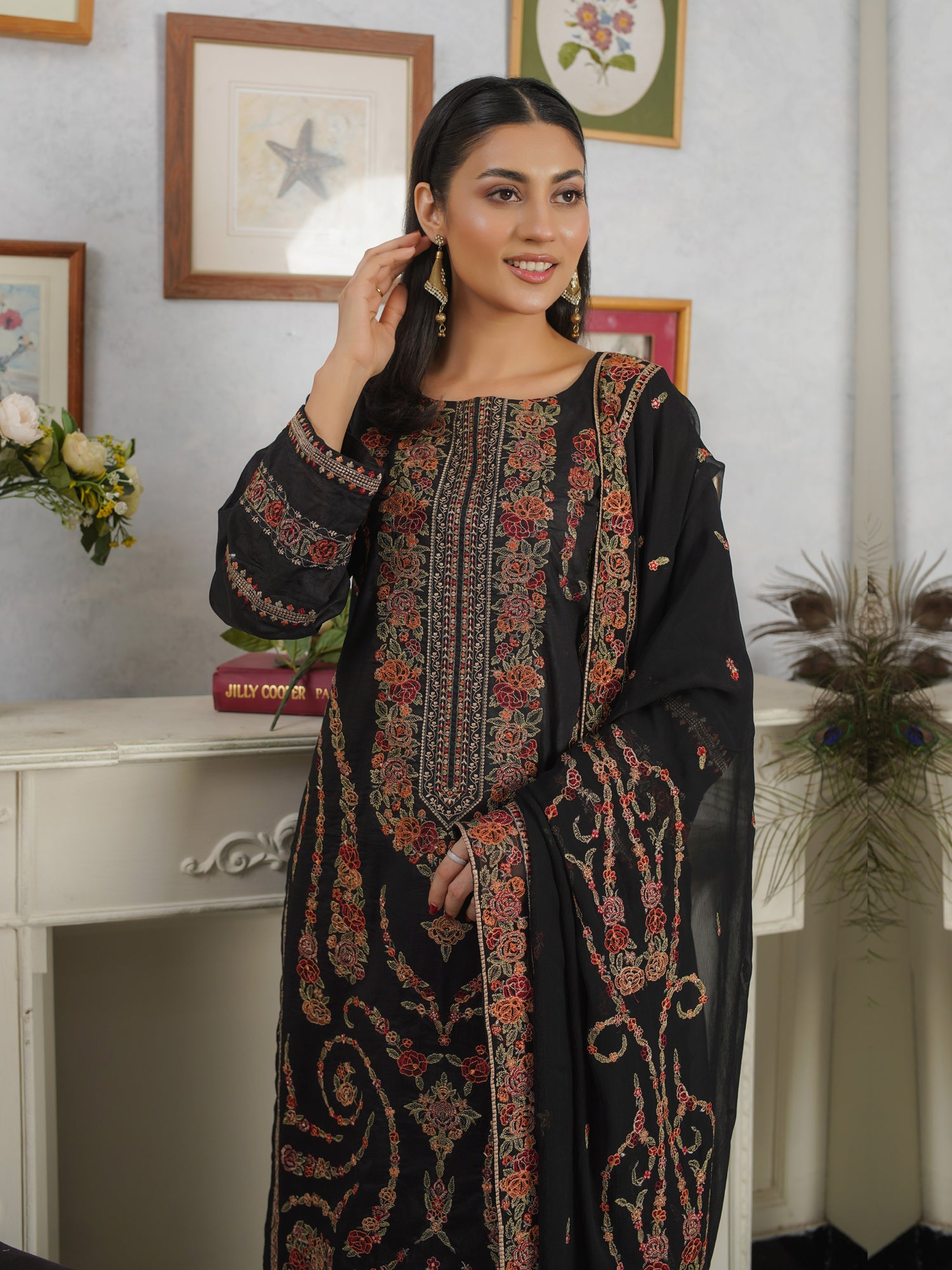 MORJA (CRYSTAL) DG-833A Unstitched Collection