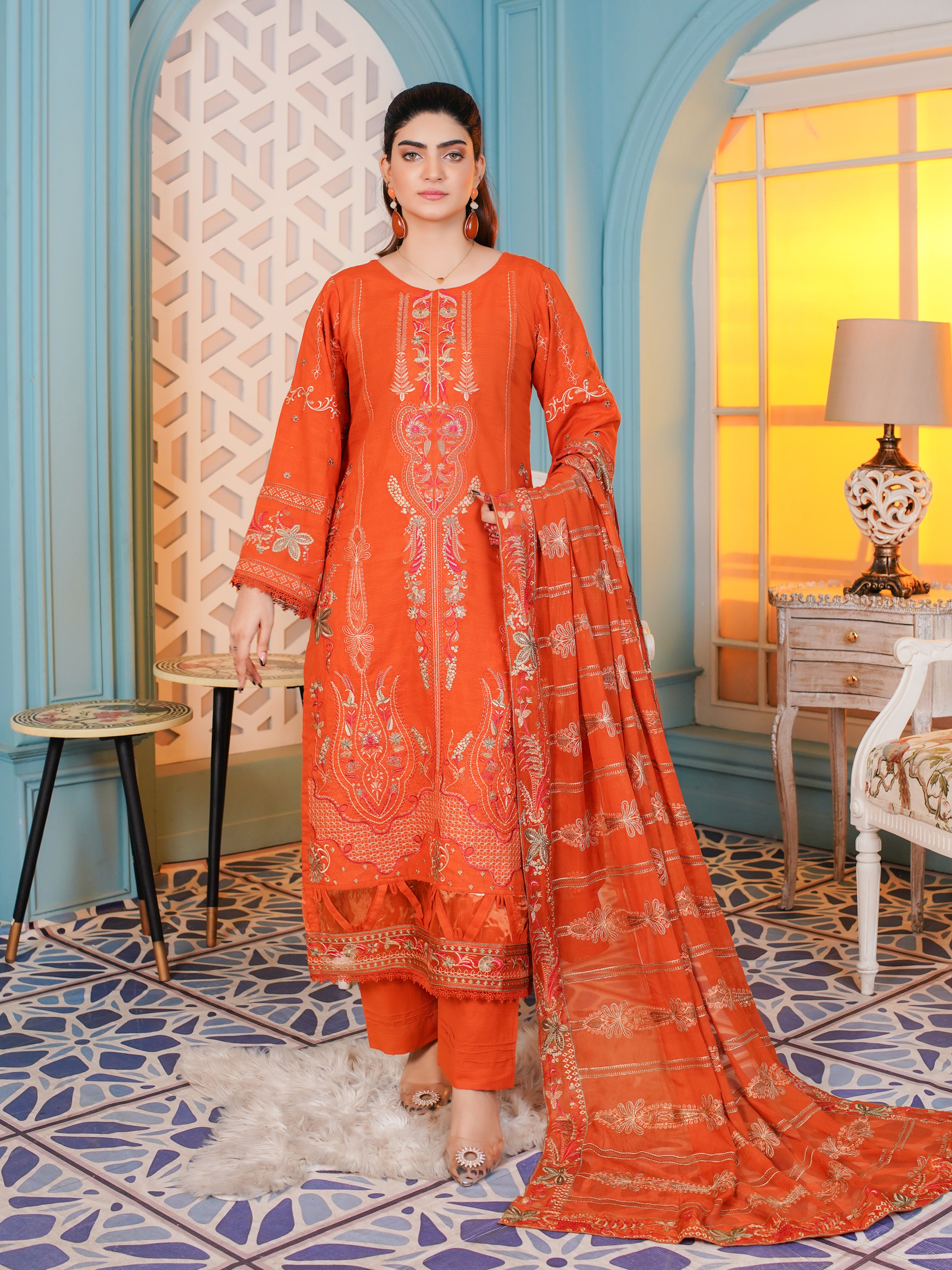 DASTAK DG-857N (Unstitched Doria Viscose Collection)