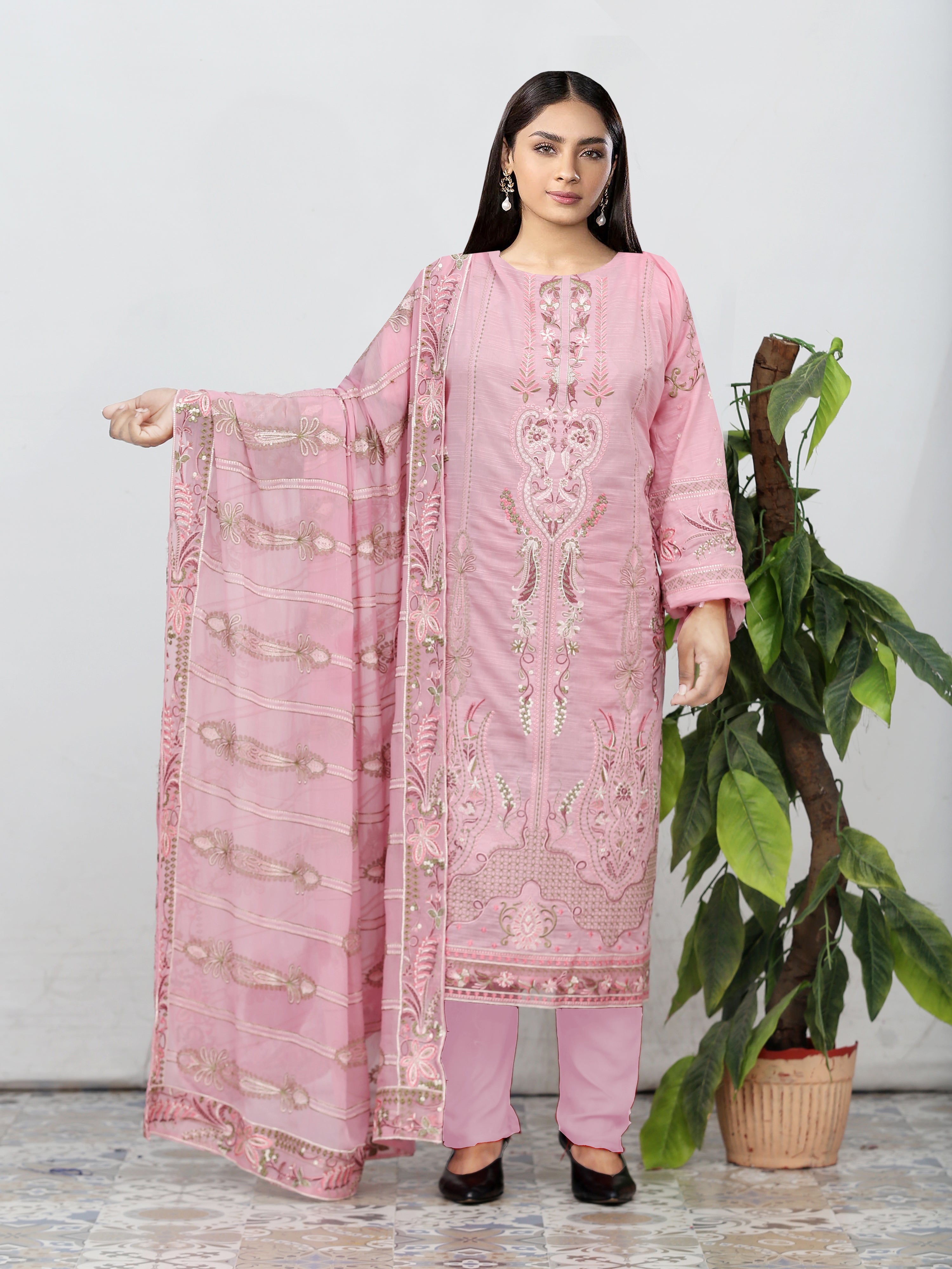 DASTAK DG-857E (Unstitched Doria Viscose Collection)