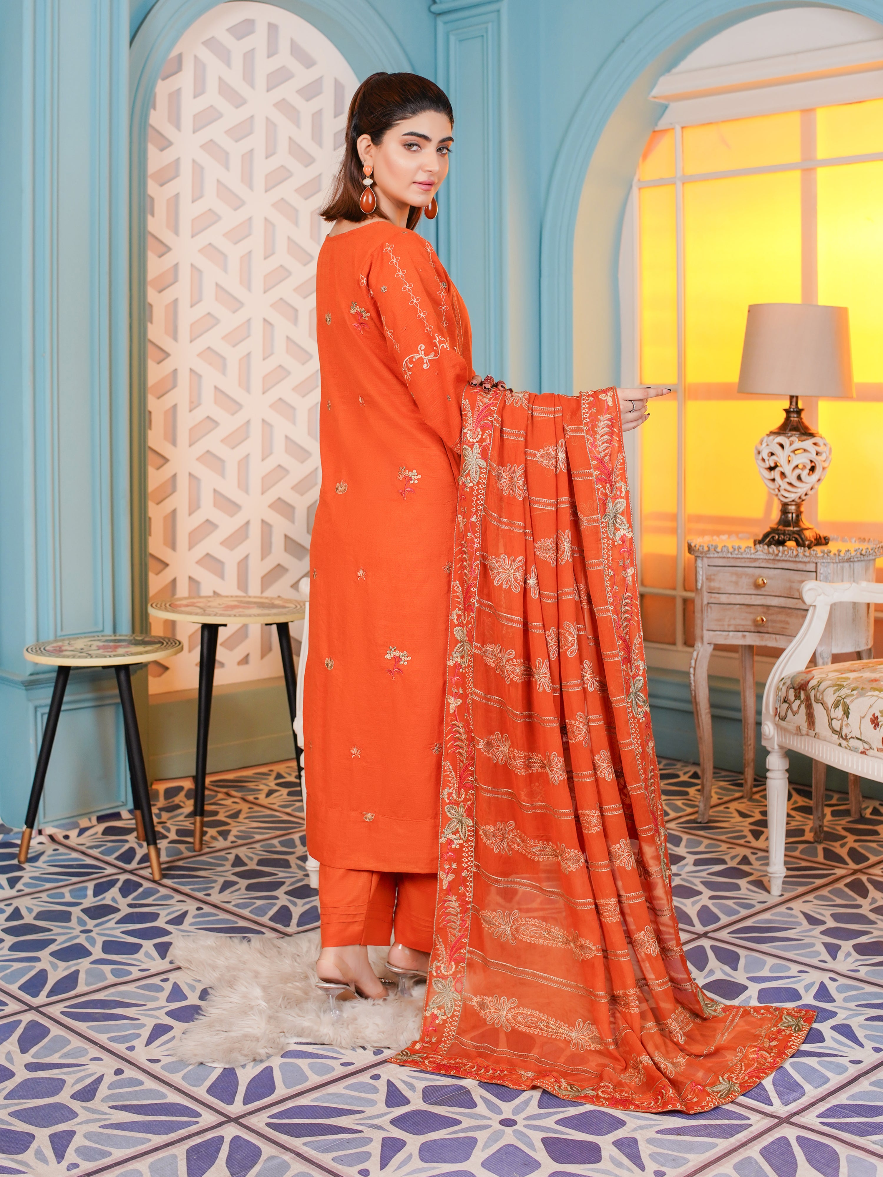 DASTAK DG-857N (Unstitched Doria Viscose Collection)