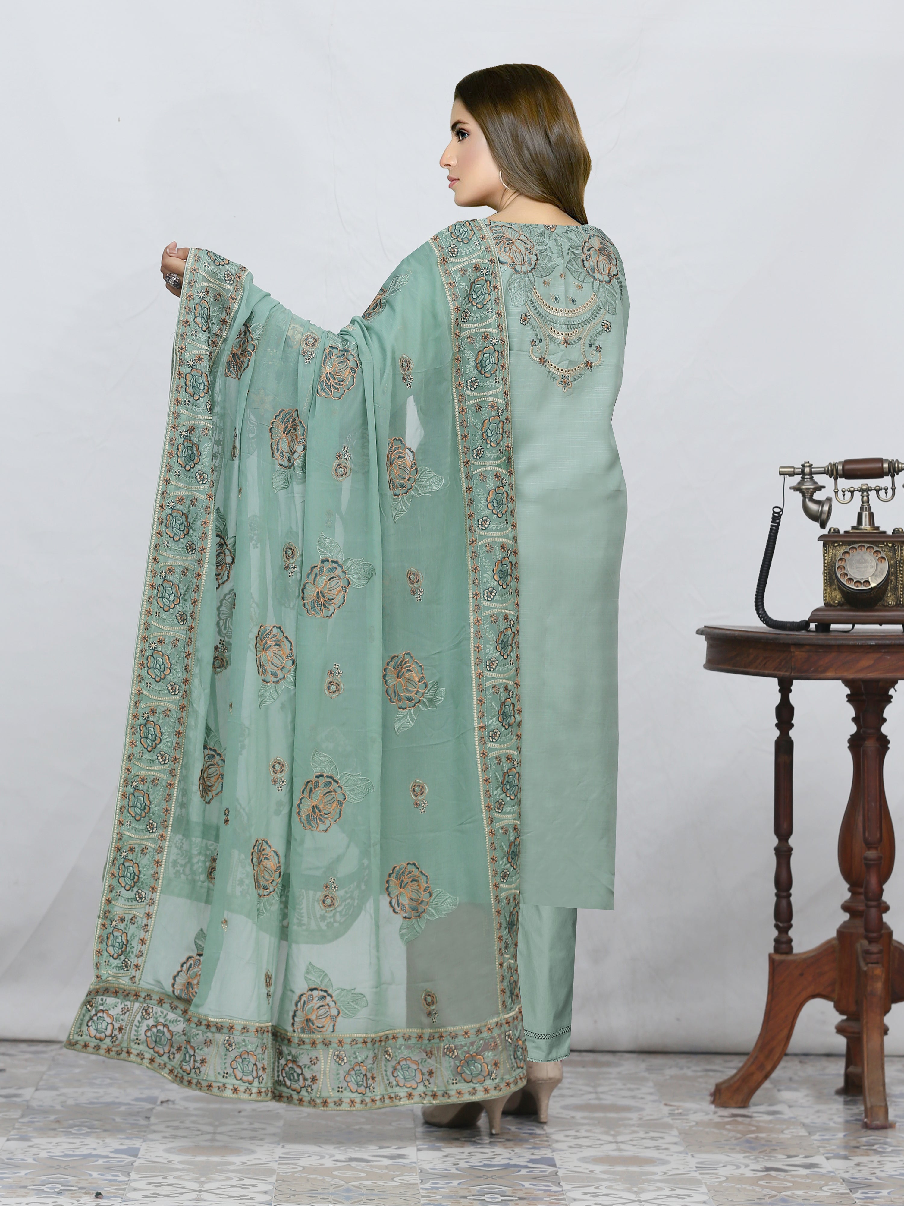 SHAHI JORA 849-G (Unstitched Doria Viscose Collection)