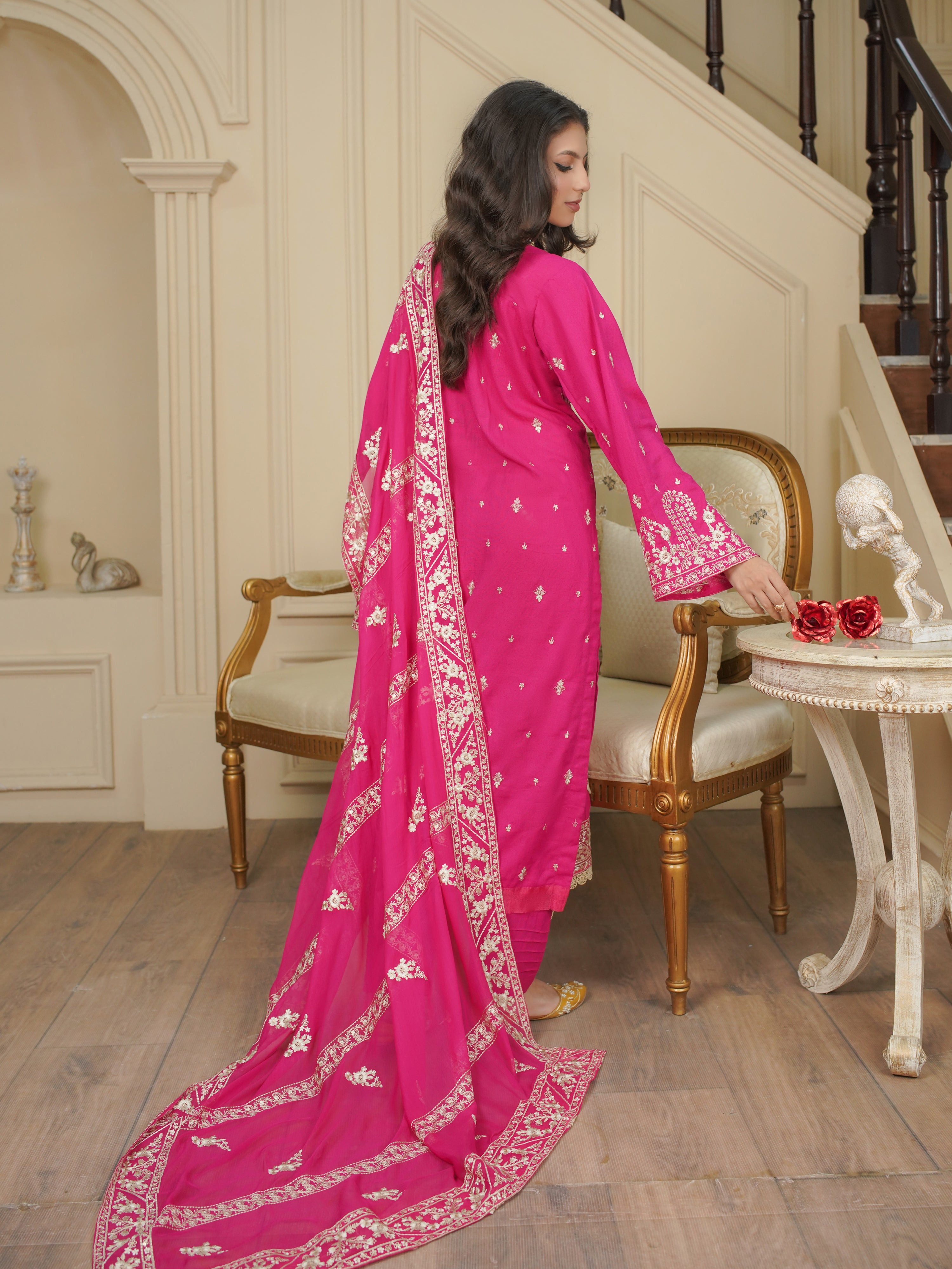ANMOL 875-C (Unstitched Doria Viscose Collection)