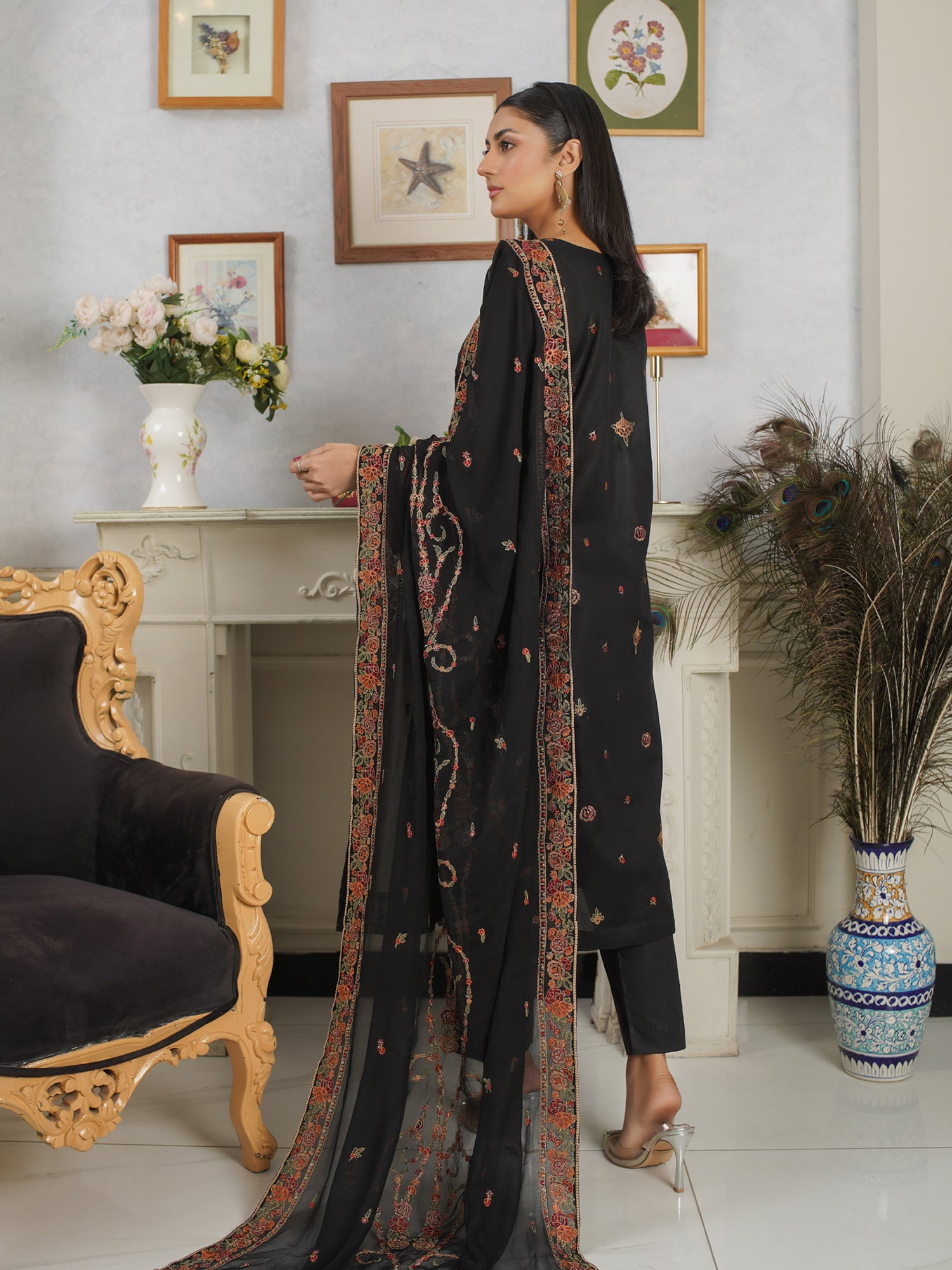 MORJA (CRYSTAL) DG-833A Unstitched Collection