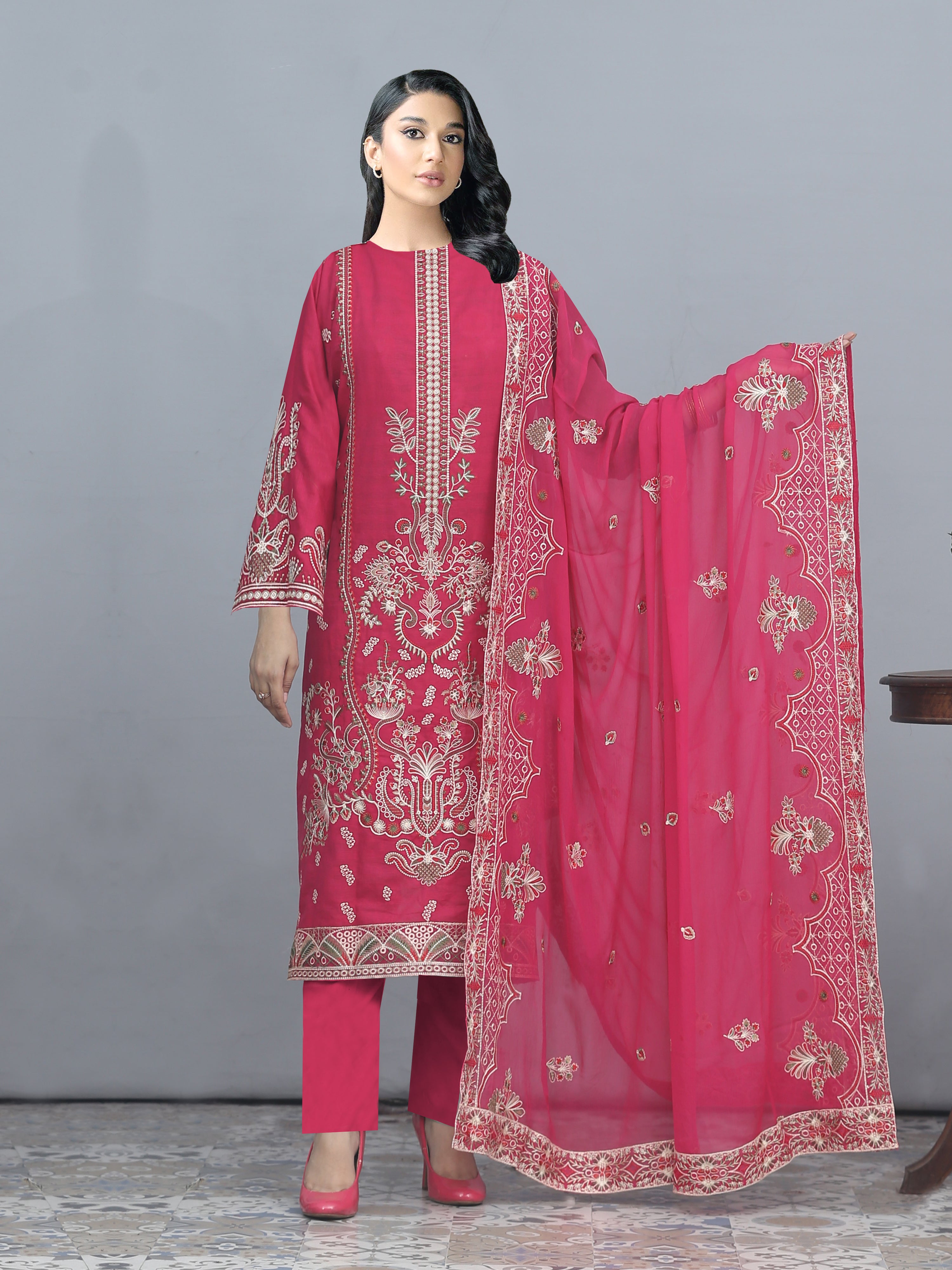 KARISHMA DG-879D ( Unstiched KARANDI Collection)