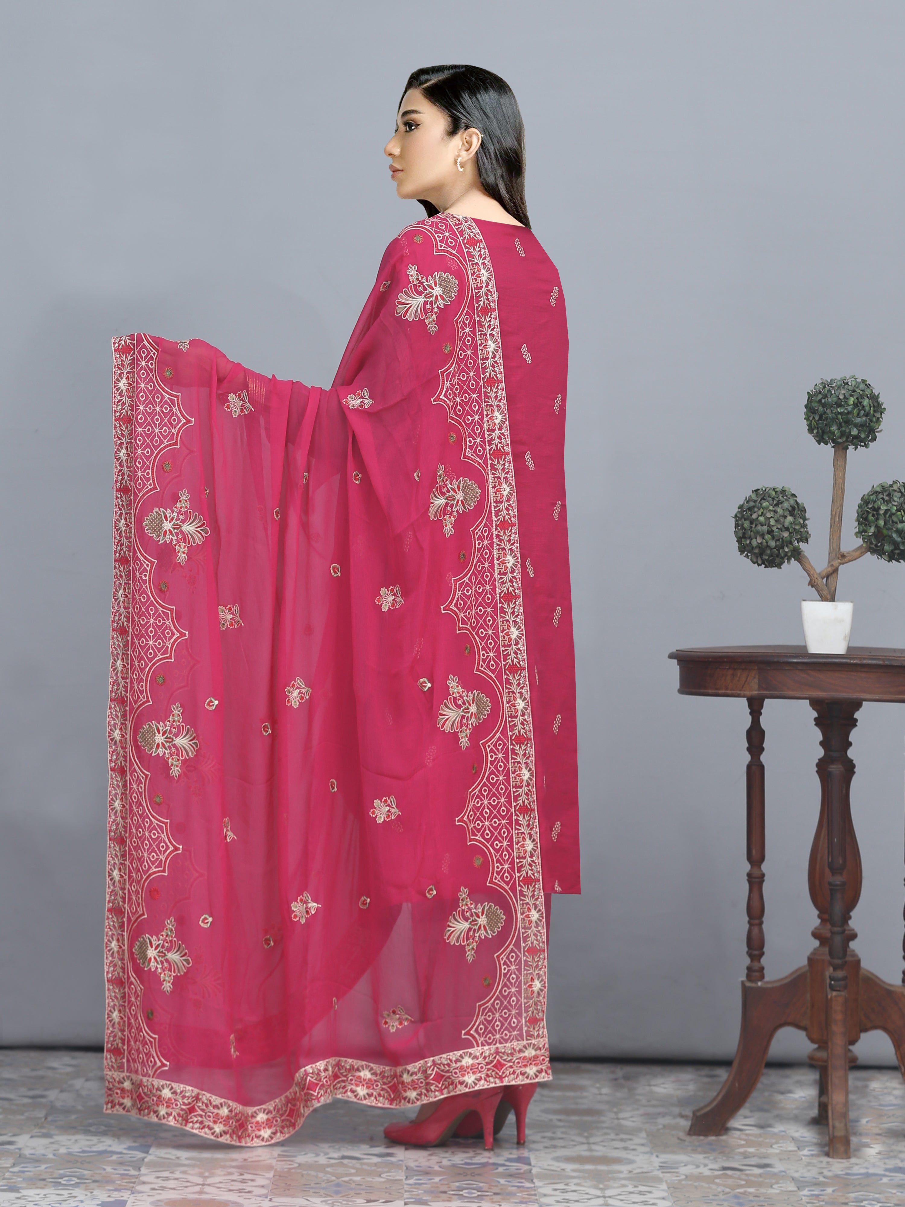 KARISHMA DG-879D ( Unstiched KARANDI Collection)