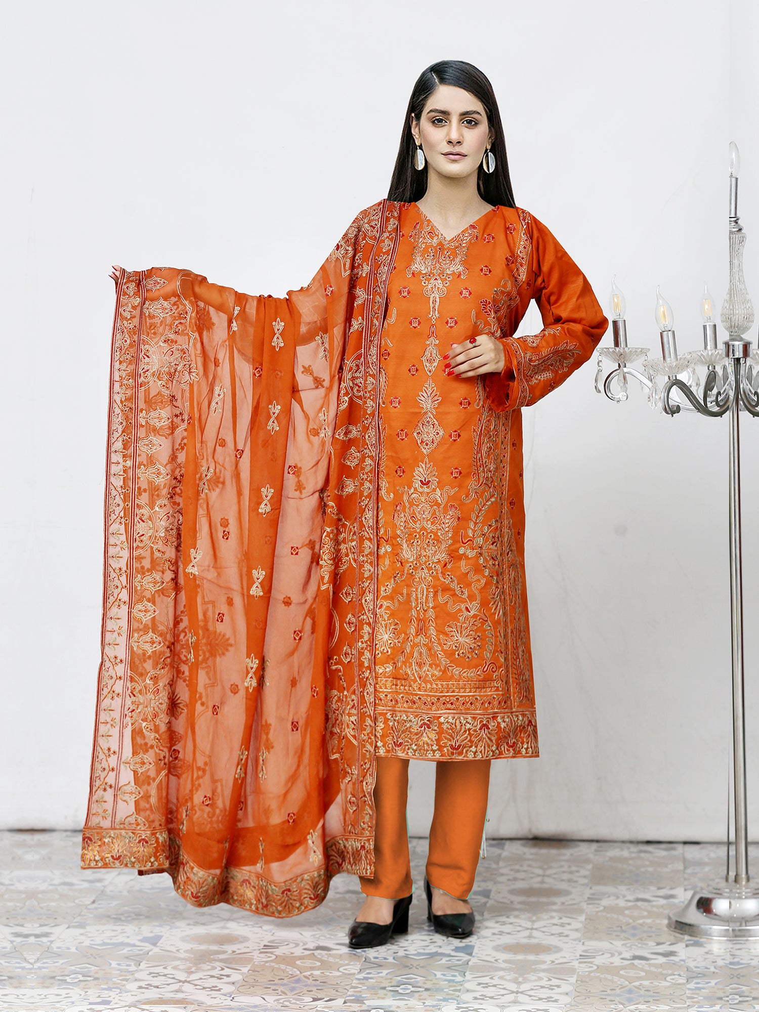 DIL-E-KHAS DG-853N (Unstitched Doria Viscose Collection)