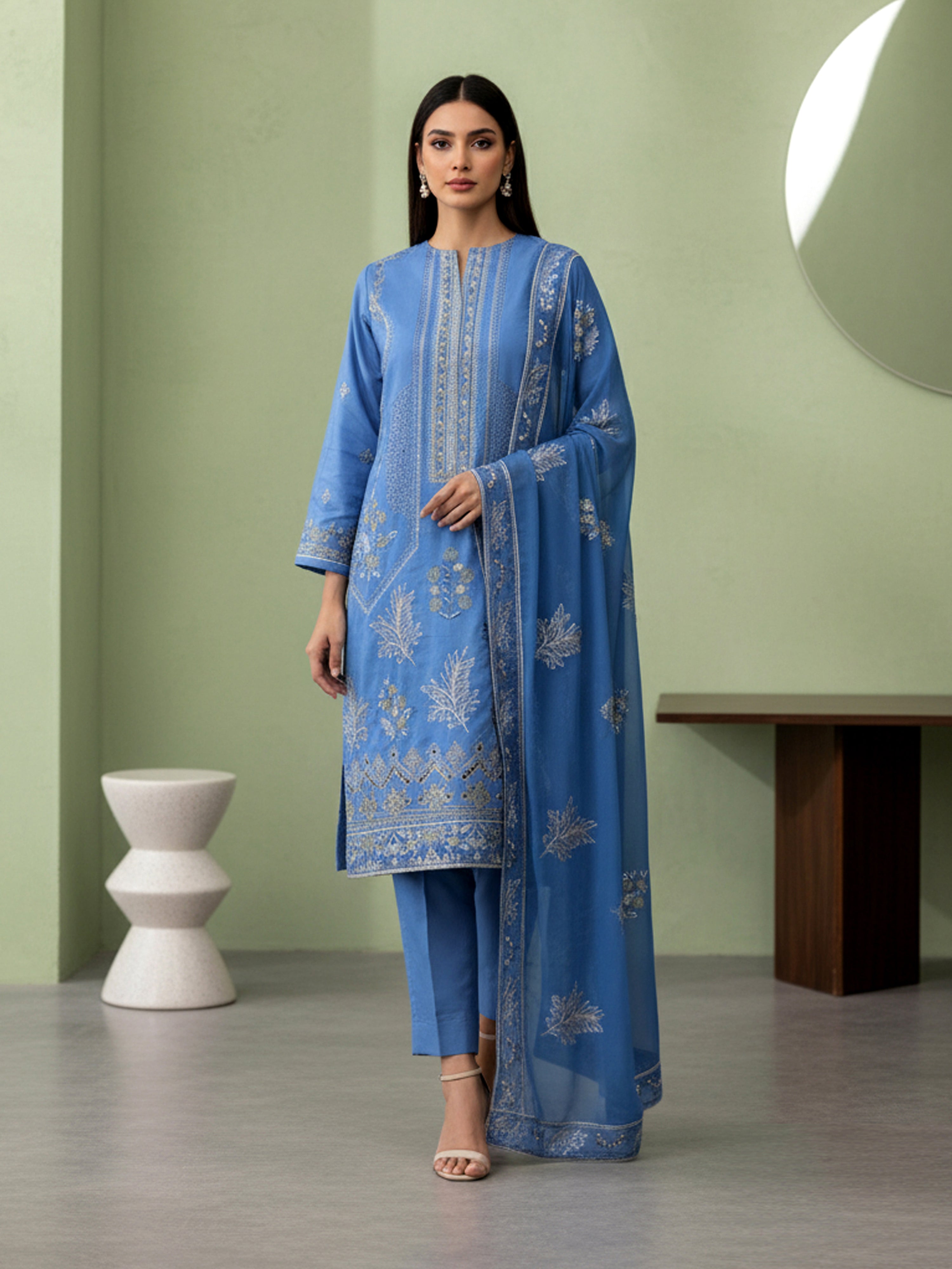 ROSHAN 872-B (Unstitched Doria Viscose Collection)