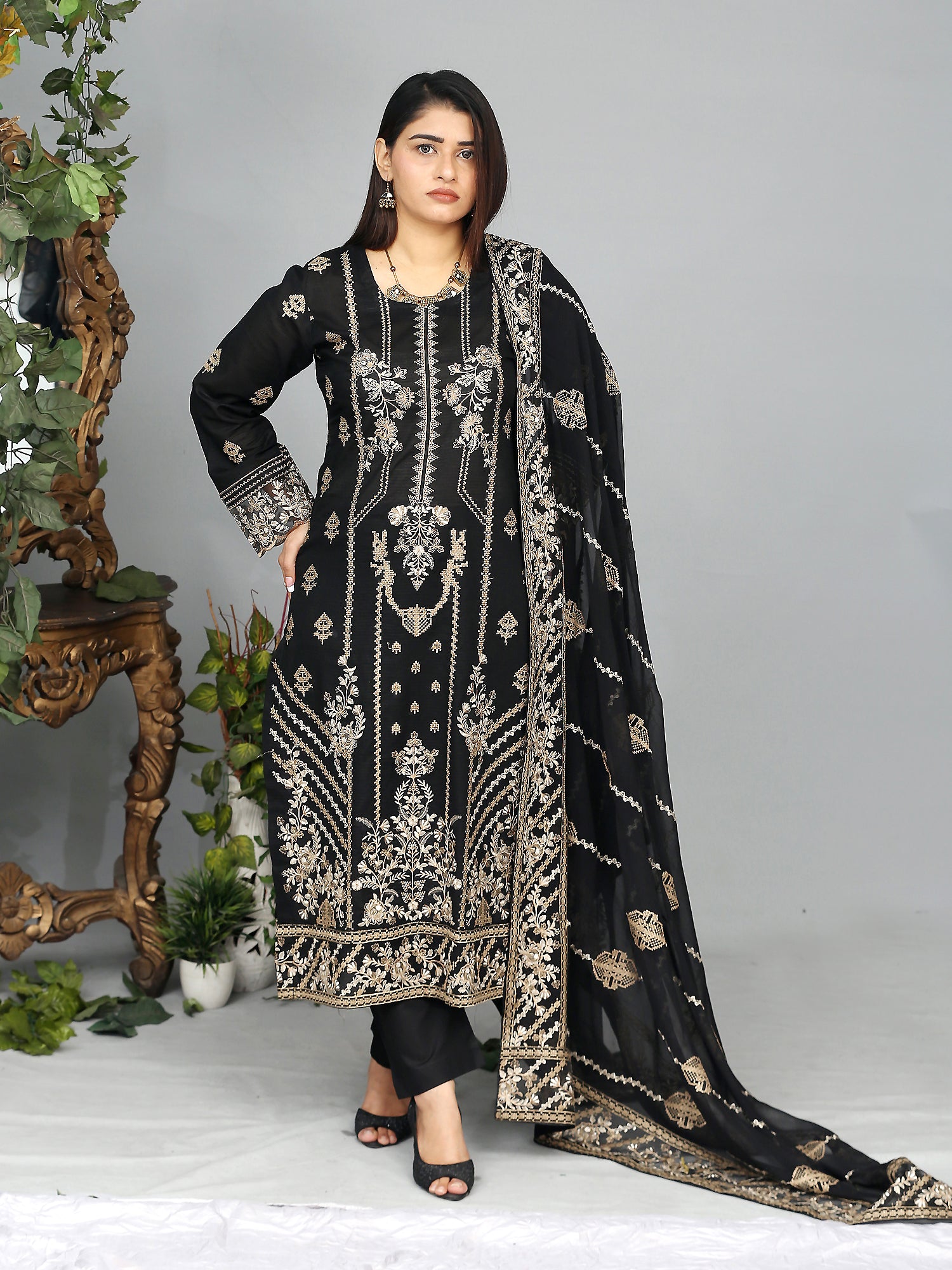 NAQSH - 825A (Unstitched Collection)