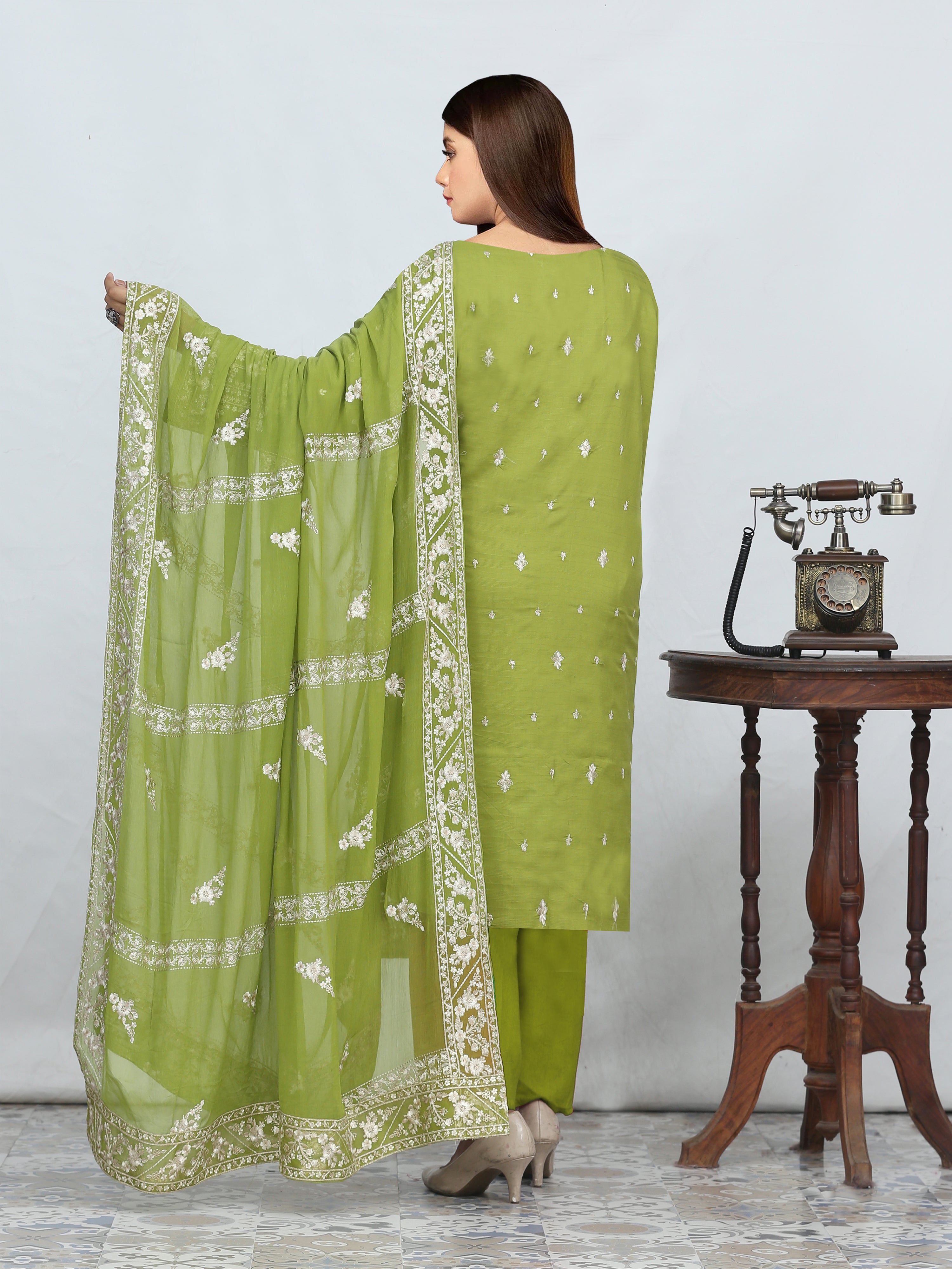 ANMOL 875-F (Unstitched Doria Viscose Collection)