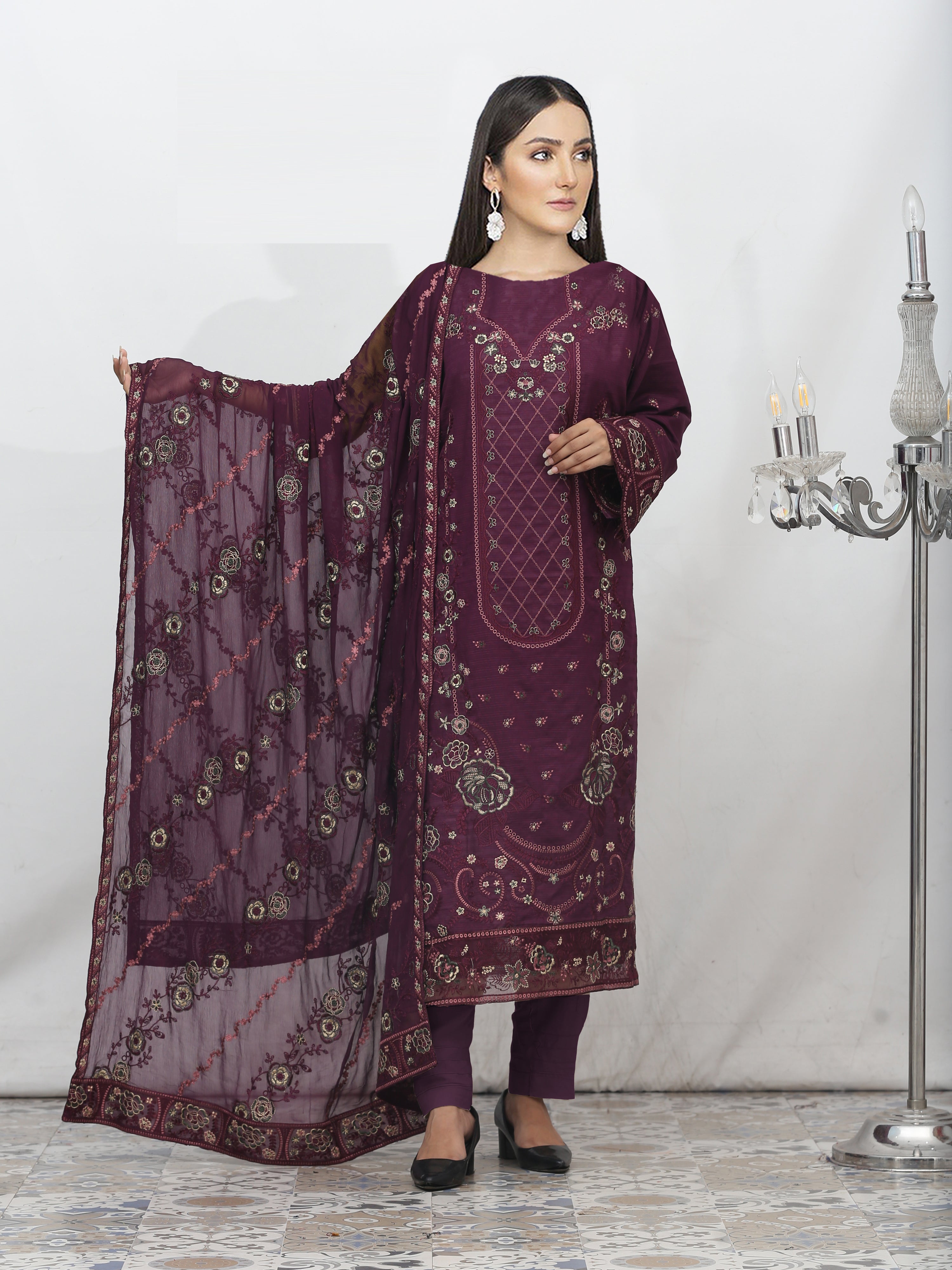 SHAHI JORA 849-F (Unstitched Doria Viscose Collection)