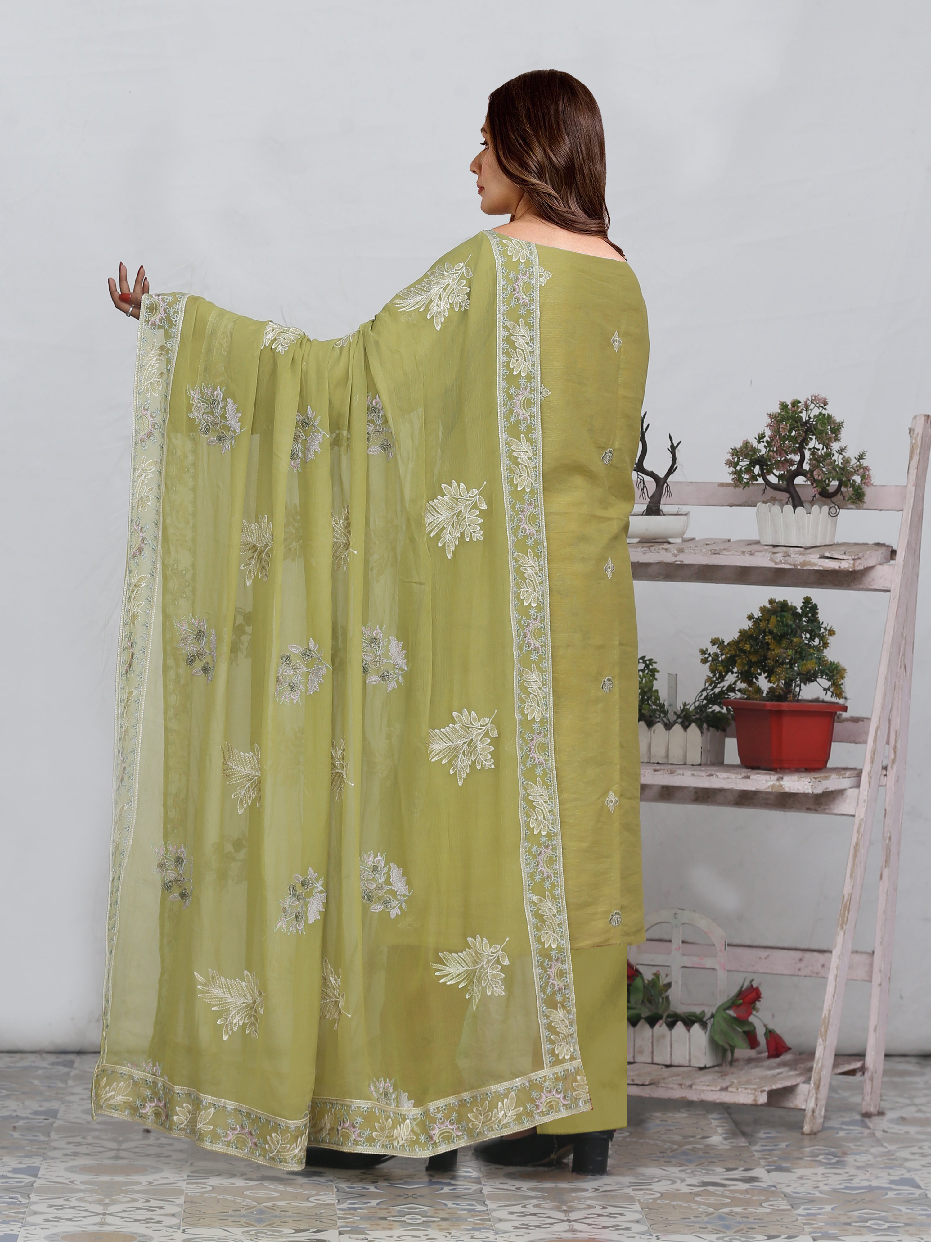 ROSHAN 872-A (Unstitched Doria Viscose Collection)