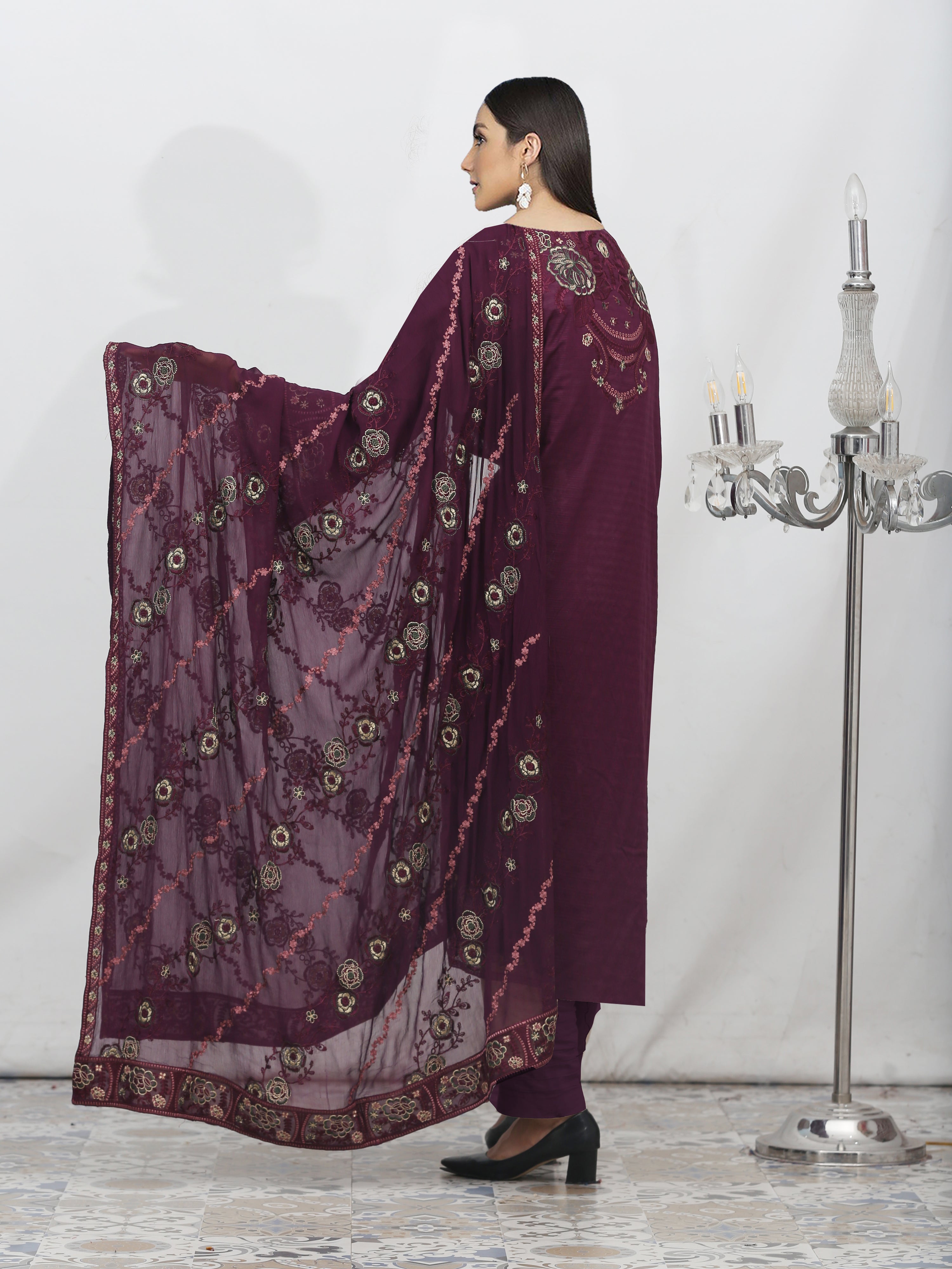 SHAHI JORA 849-F (Unstitched Doria Viscose Collection)