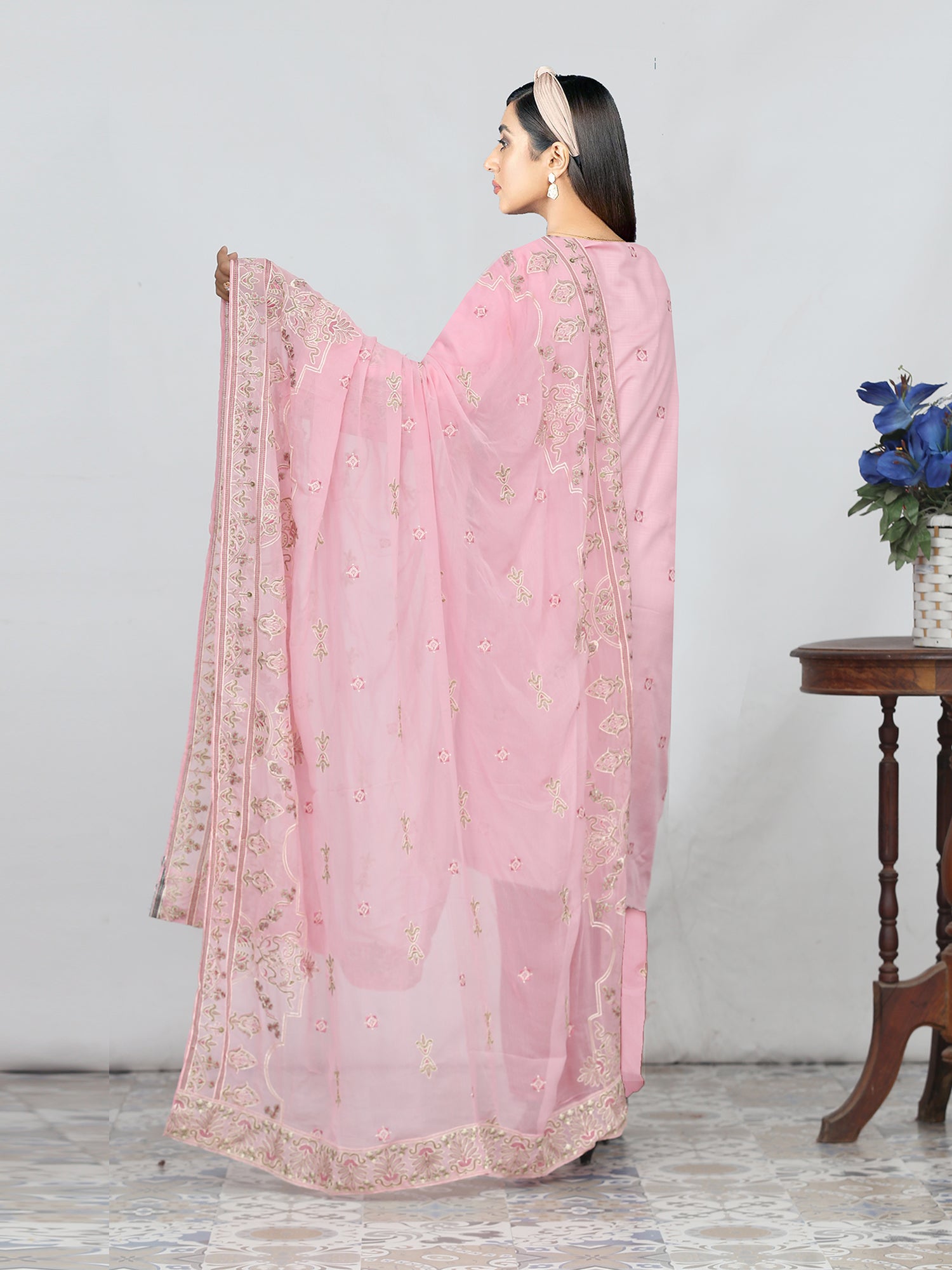 DIL-E-KHAS DG-853C (Unstitched Doria Viscose Collection)