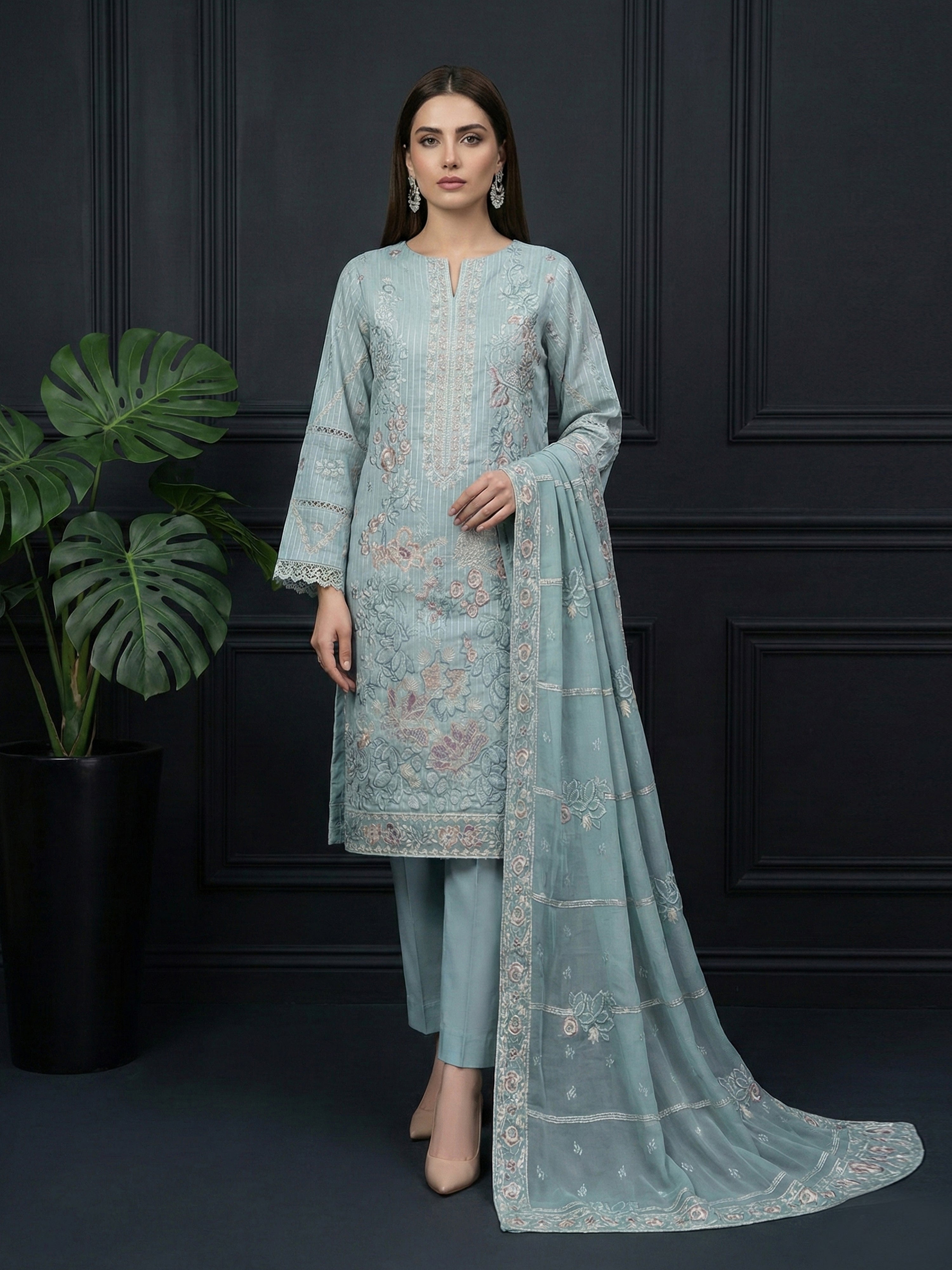 SAIRA DG-889A10 Unstitched LAWN Collection