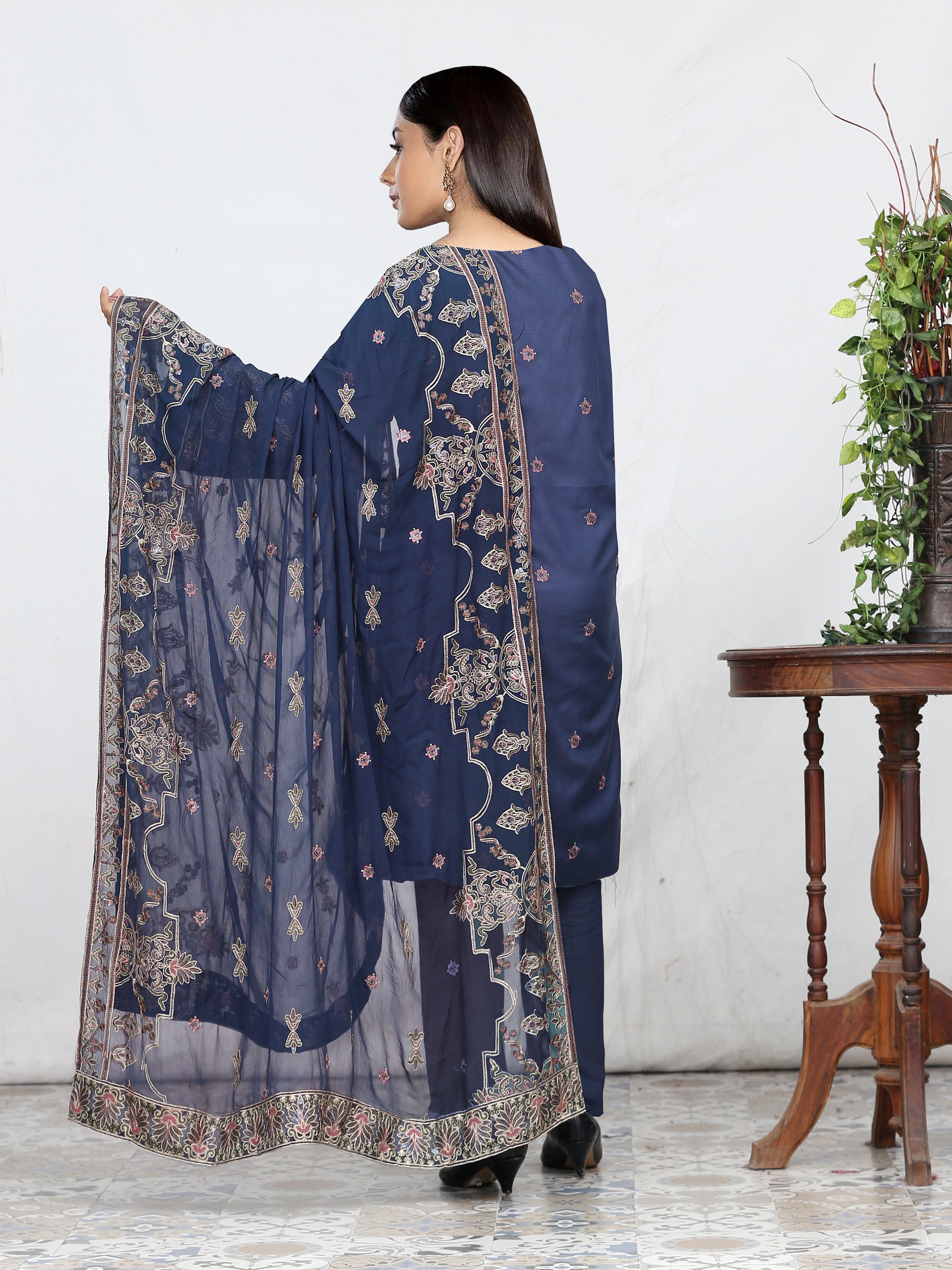 DIL-E-KHAS DG-853C (Unstitched Doria Viscose Collection)