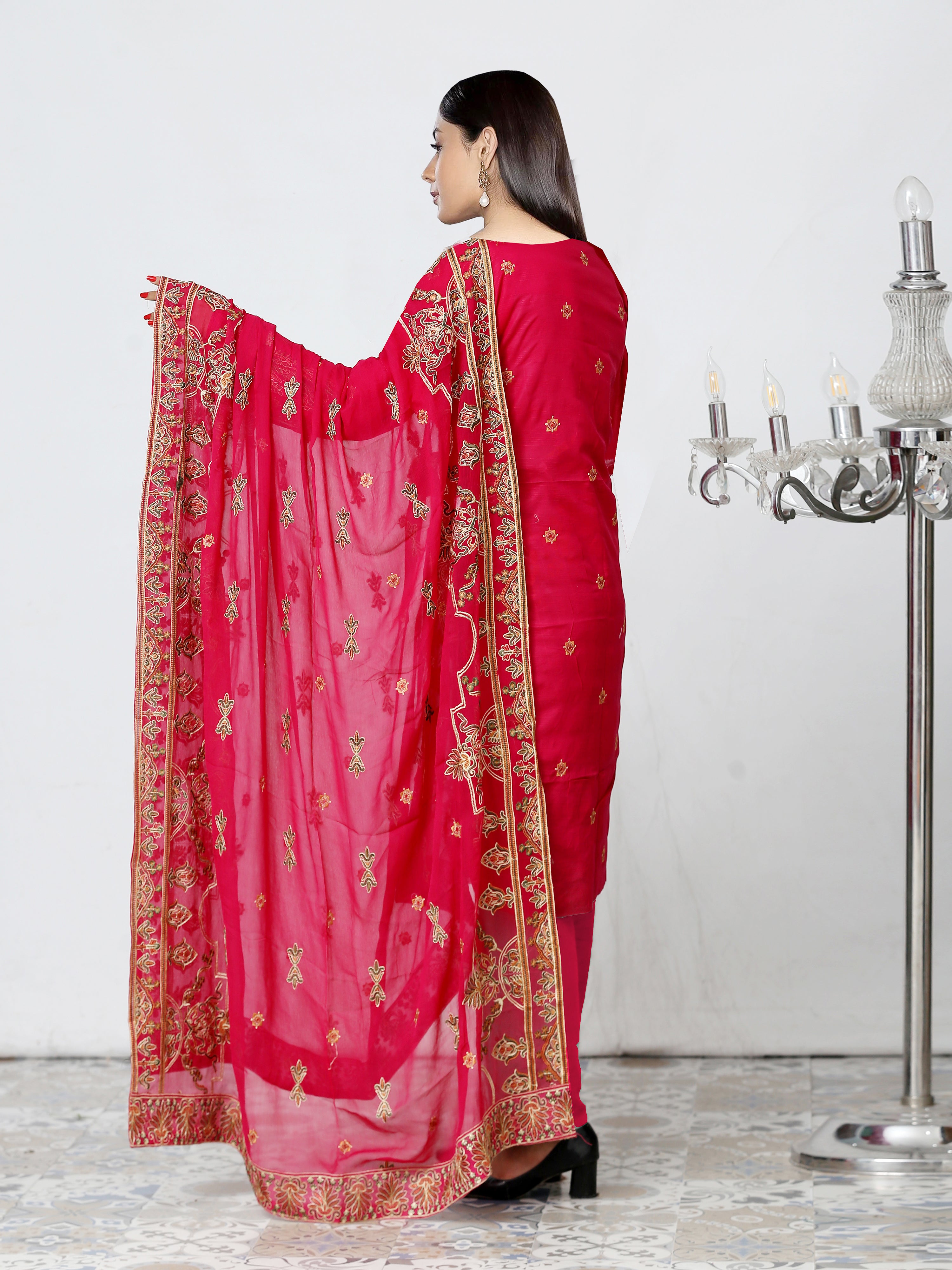 DIL-E-KHAS DG-853L (Unstitched Doria Viscose Collection)