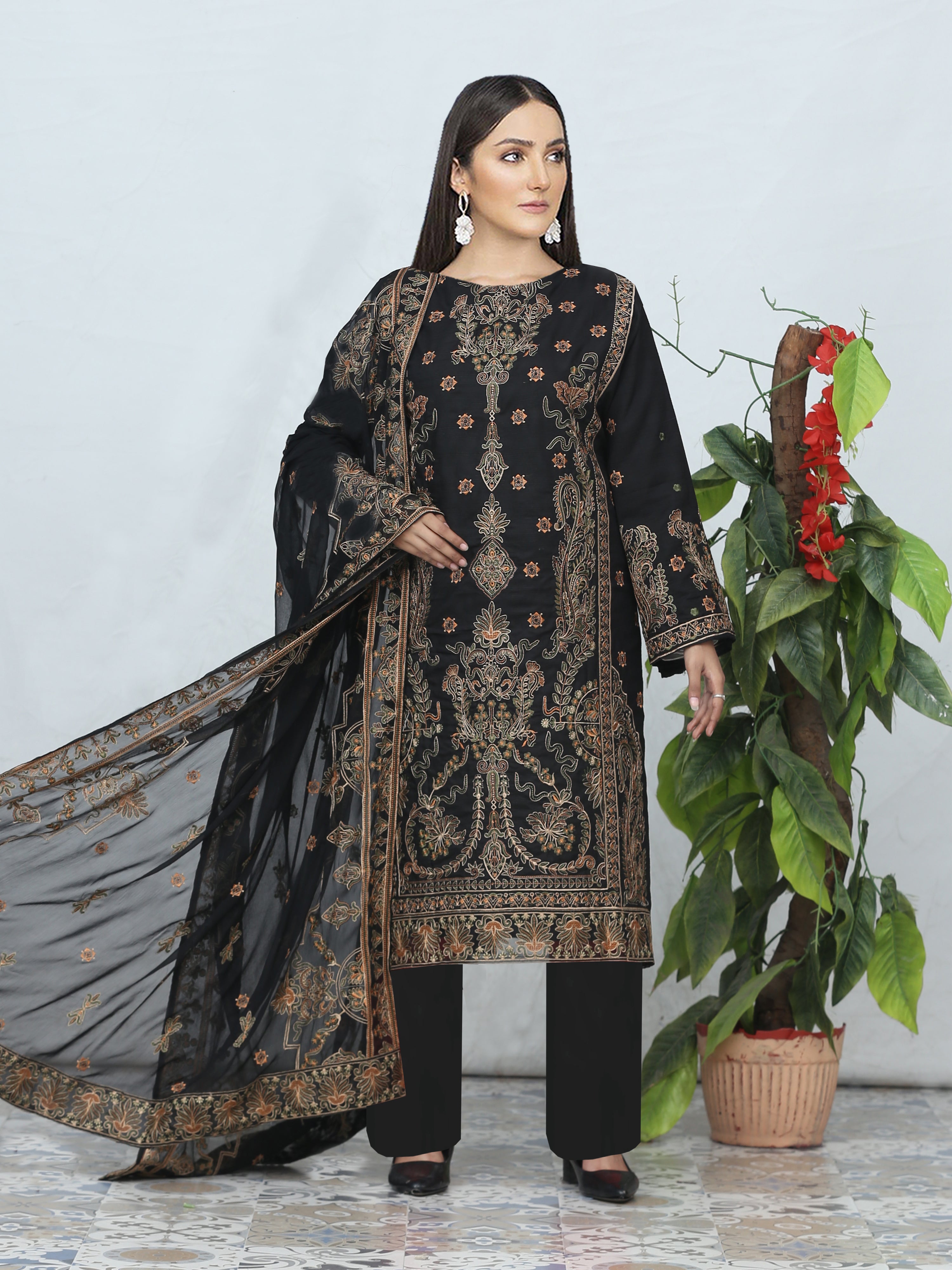DIL-E-KHAS DG-853O (Unstitched Doria Viscose Collection)
