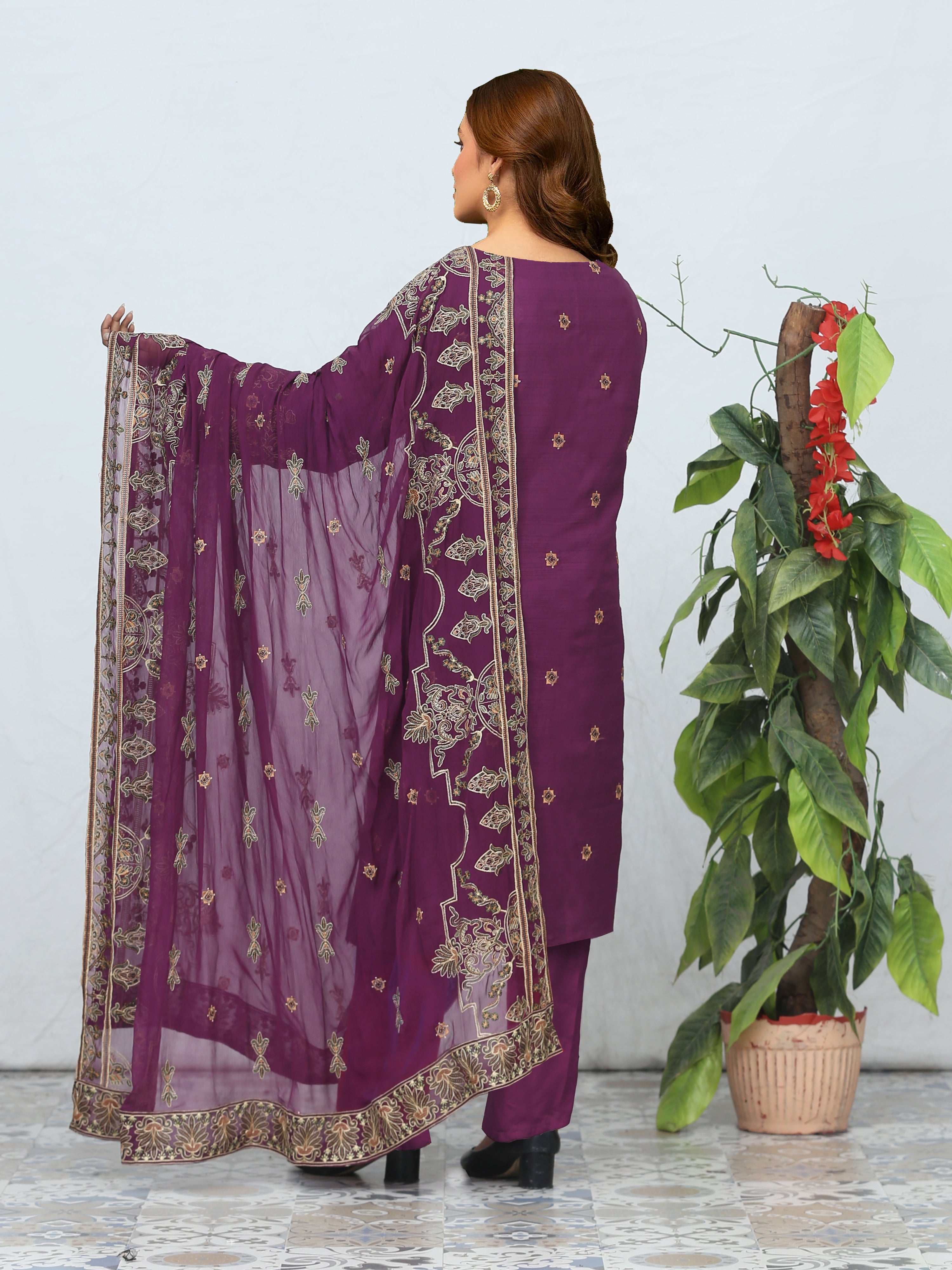 DIL-E-KHAS DG-853S (Unstitched Doria Viscose Collection)