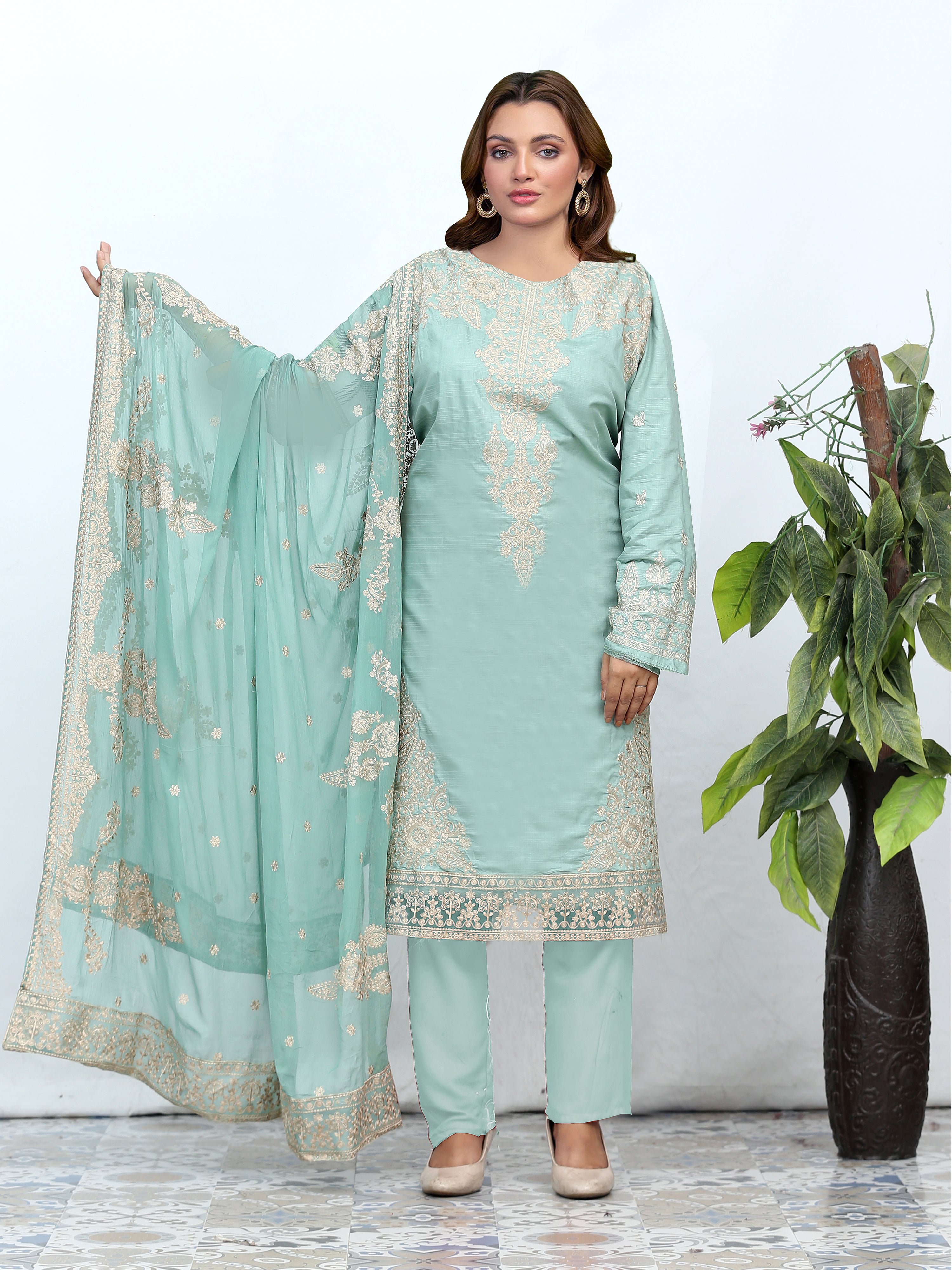 CRIMSON 1  DG-850G (Unstitched Doria Viscose Collection)