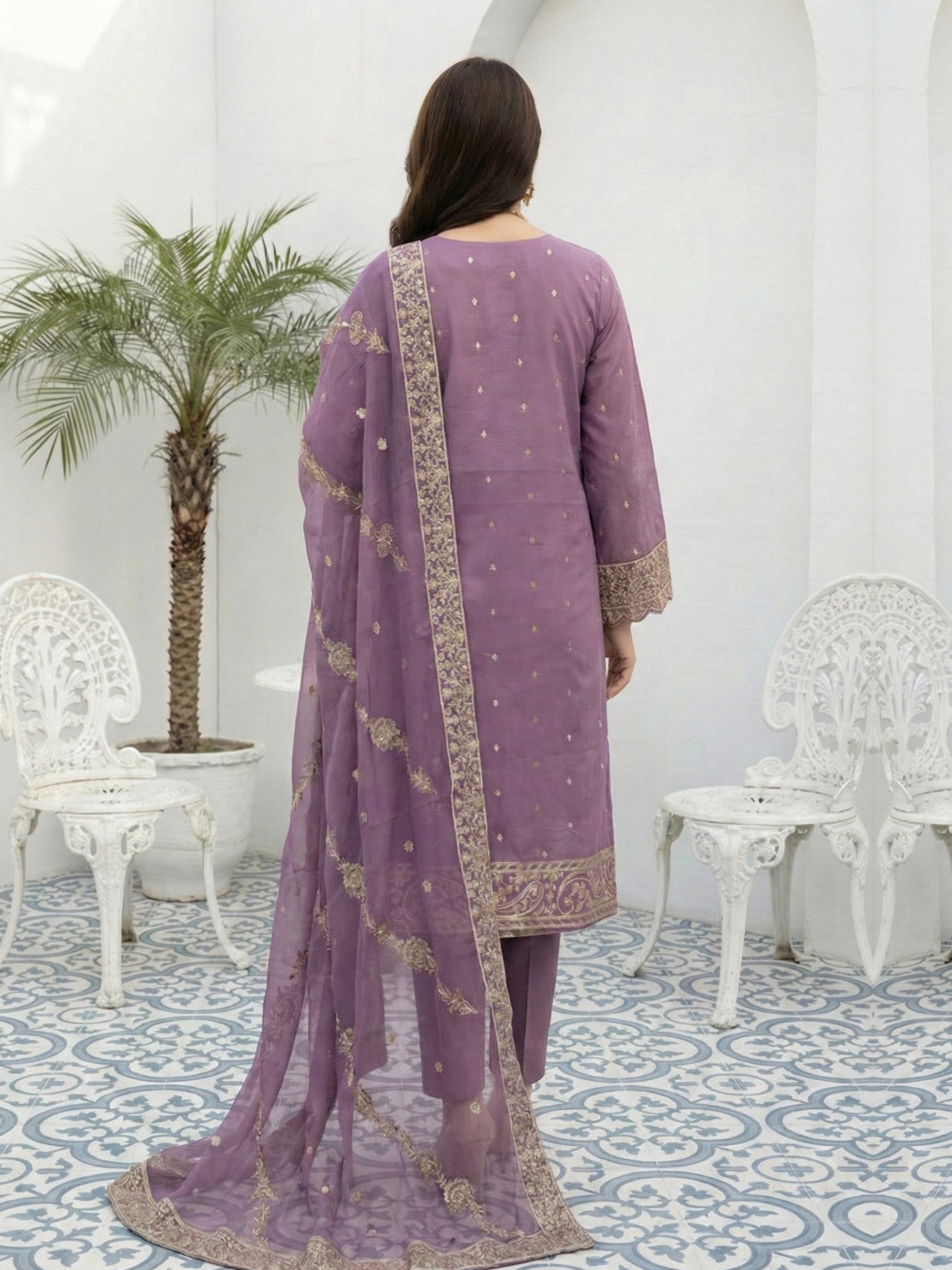 MAYAL DG-909B2 Unstitched LAWN Collection