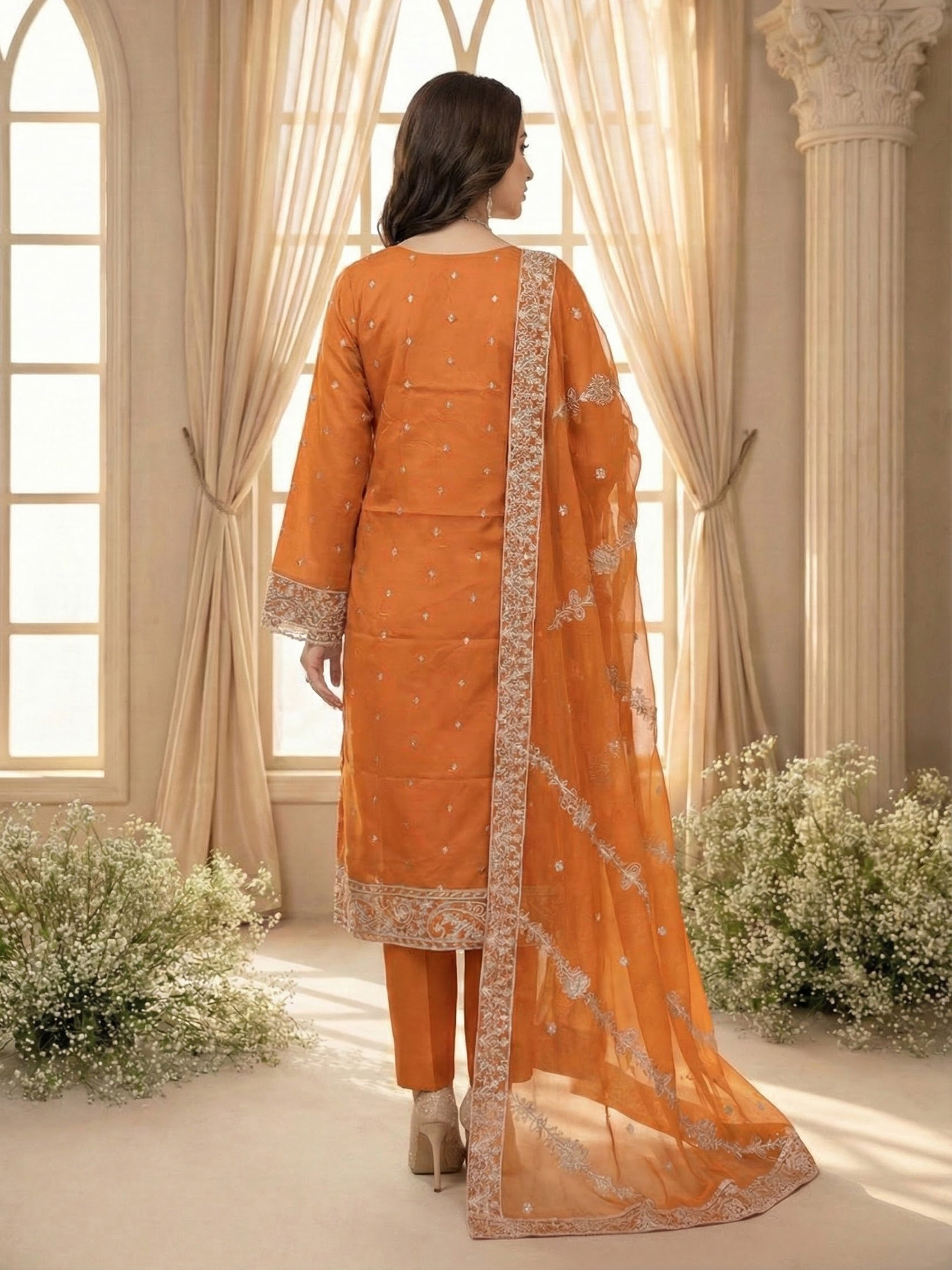 MAYAL DG-909B3 Unstitched LAWN Collection