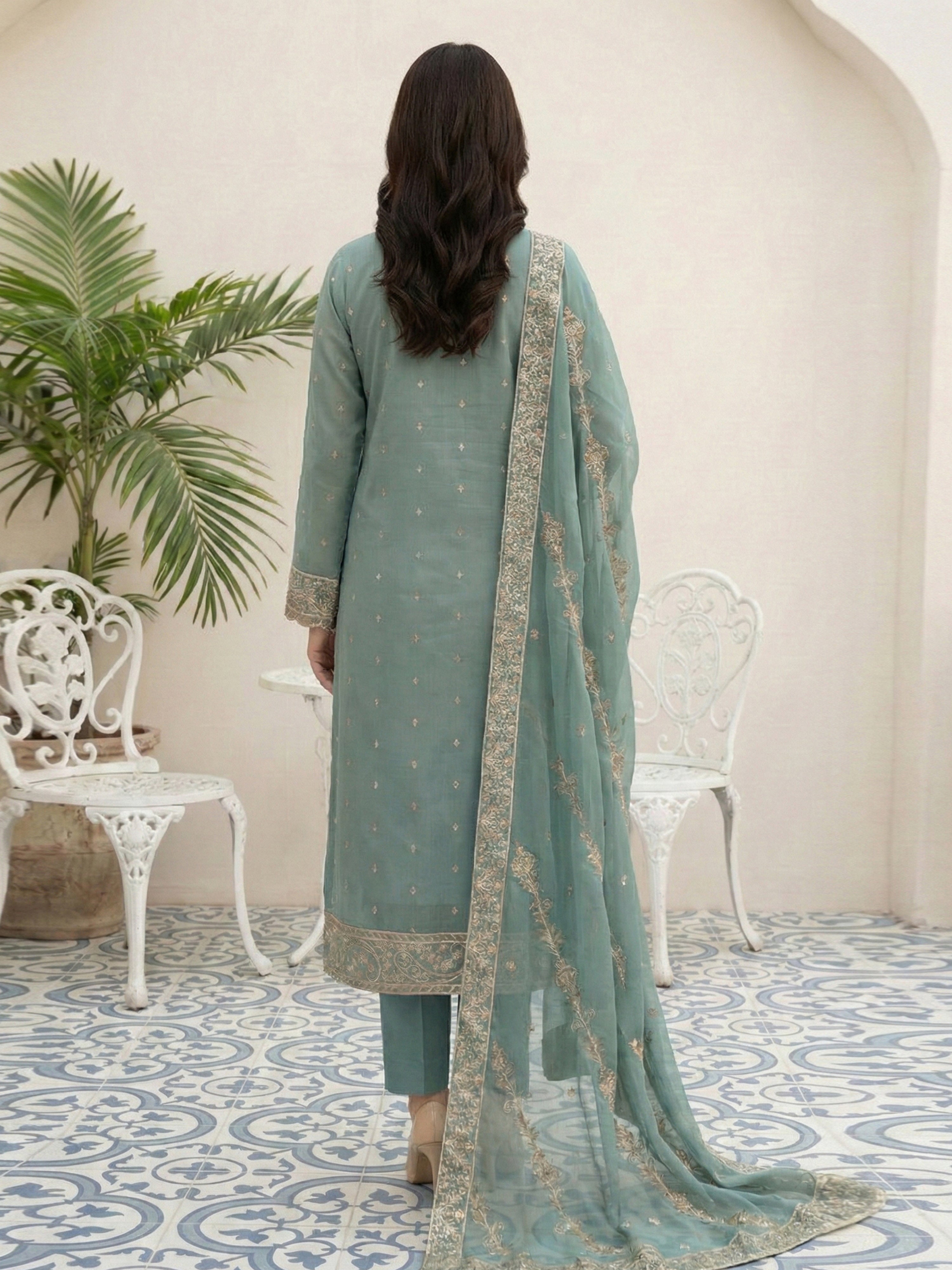 MAYAL DG-909B4 Unstitched LAWN Collection