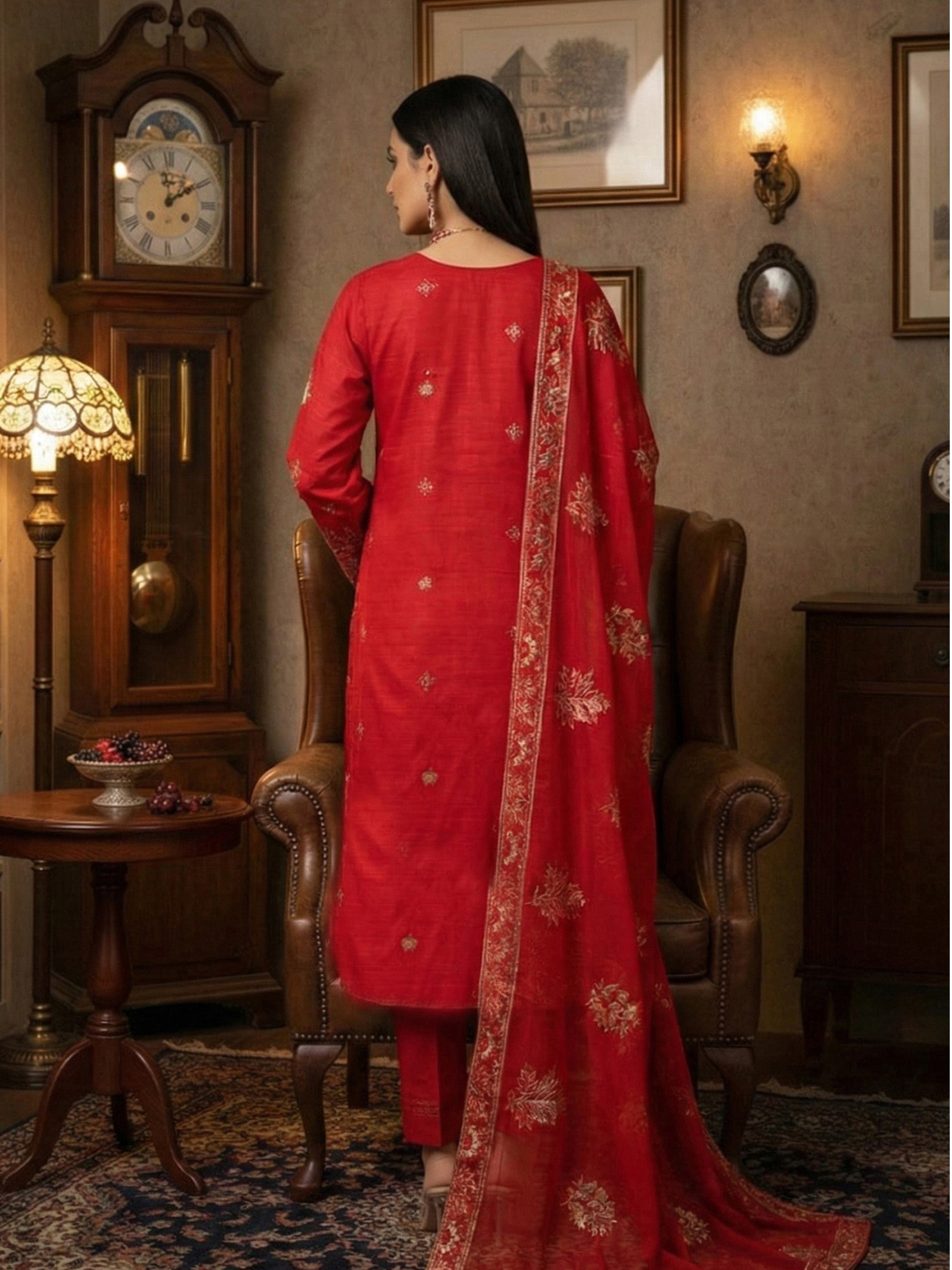 ROSHAN DG-872B4 Unstitched LAWN Collection